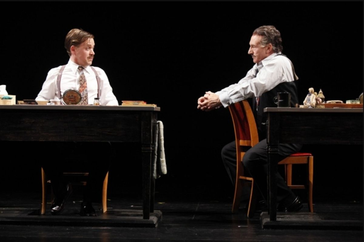 T.R. Knight and Patrick Stewart at 